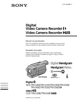 Sony CCD-TRV218E Užívateľská príručka
