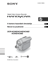 Sony DCR-HC94E Užívateľská príručka