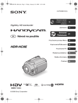 Sony HDR-HC9E Návod na používanie