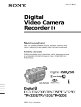 Sony DCR-TRV430E Užívateľská príručka