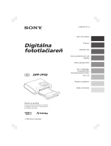Sony DPP-FP50 Návod na používanie