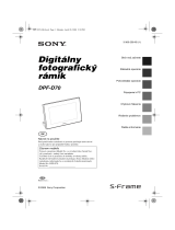 Sony DPF-D70 Návod na používanie