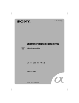 Sony SAL55200 Návod na používanie