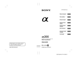 Sony DSLR-A200K Návod na používanie