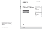 Sony NEX-C3 Návod na používanie