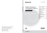 Sony NEX-3 Návod na používanie