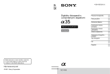 Sony SLT-A35K Návod na používanie