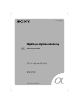 Sony SAL16105 Návod na používanie