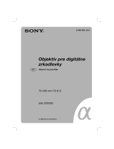 Sony SAL70200G Návod na používanie