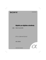 Sony SAL18250 Návod na používanie