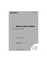 Sony SAL300F28G Návod na používanie