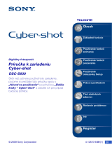 Sony DSC-S930 Návod na používanie