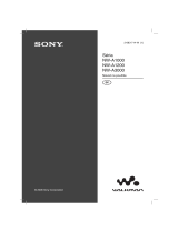Sony NW-A1000 Návod na používanie
