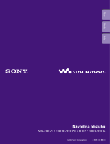 Sony NW-E002F Návod na používanie