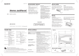 Sony XM-SD14X Návod na používanie