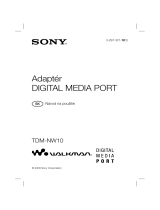 Sony TDM-NW10 Návod na používanie
