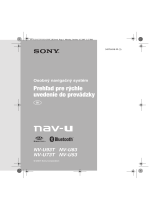 Sony NV-U73T Návod na používanie