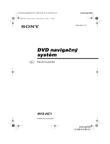 Sony NVX-HC1 Návod na používanie