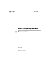 Sony WS-FV11 Návod na používanie
