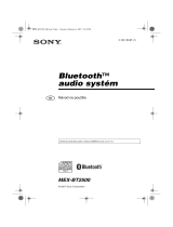 Sony MEX-BT2500 Návod na používanie