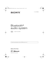 Sony MEX-BT2700 Návod na používanie