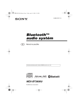 Sony MEX-BT3600U Návod na používanie