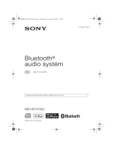 Sony MEX-BT4700U Návod na používanie