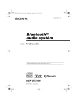 Sony MEX-BT5100 Návod na používanie