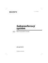 Sony XS-LE121C Návod na používanie