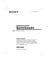 Sony SPK-HCE Návod na používanie