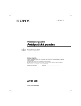 Sony MPK-WE Návod na používanie