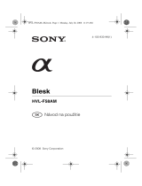 Sony HVL-F58AM Návod na používanie