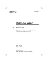 Sony BC-TR30 Návod na používanie