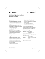 Sony NP-FP71 Návod na používanie
