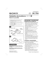Sony BC-TRA Návod na používanie
