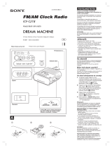 Sony ICF-C218 Užívateľská príručka