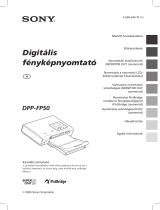 Sony DPP-FP50 Užívateľská príručka