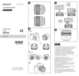 Sony SEL50F18F Užívateľská príručka