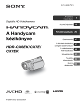Sony HDR-CX6EK Užívateľská príručka