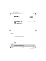 Sony CDX-GT470UM Užívateľská príručka