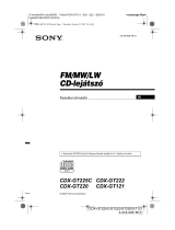 Sony CDX-GT220 Užívateľská príručka