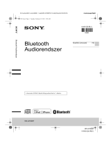 Sony WX-GT90BT Užívateľská príručka