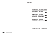 Sony F-V420 Užívateľská príručka