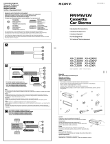 Sony XR-C5300RX Návod na inštaláciu