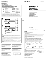 Sony XR-C33R Návod na inštaláciu