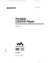 Sony D-VM1 Používateľská príručka