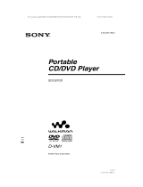 Sony D-VM1 Používateľská príručka