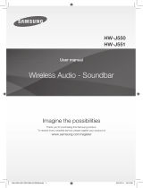 Samsung HW-J550 Stručná príručka spustenia