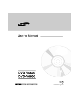 Samsung DVD-V6600/ Používateľská príručka