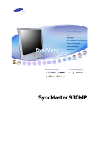 Samsung 930MP Používateľská príručka